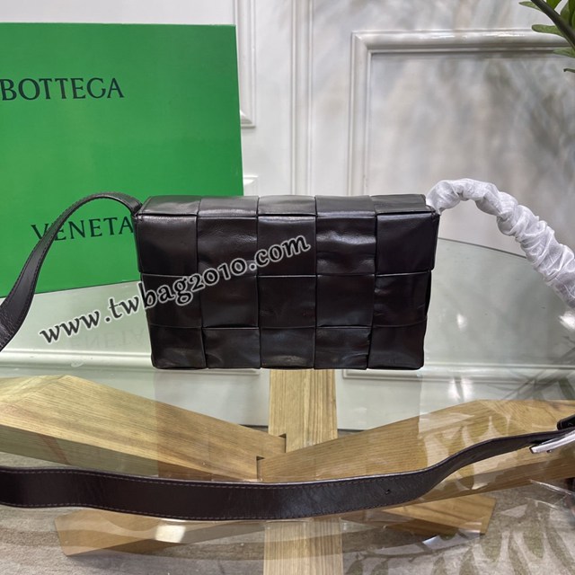 Bottega veneta高端女包 KF0022 寶緹嘉CASSETTE五格油臘皮女包 BV經典款小牛皮編織單肩斜挎包  gxz1348
